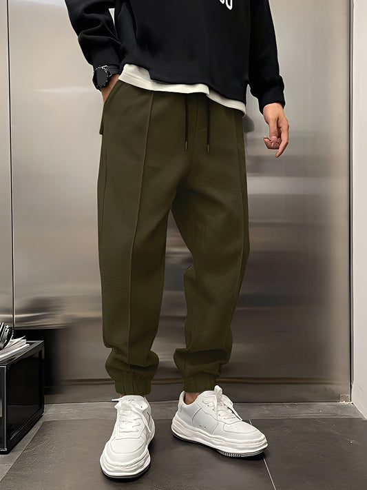 Wallace - Pantalones deportivos casuales y cómodos para hombre