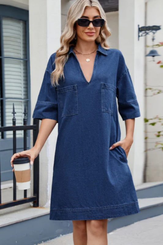 Jada | Vestido Denim Casual
