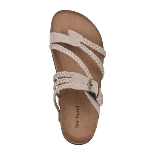 Sandalias Trenzadas En Corcho Natural