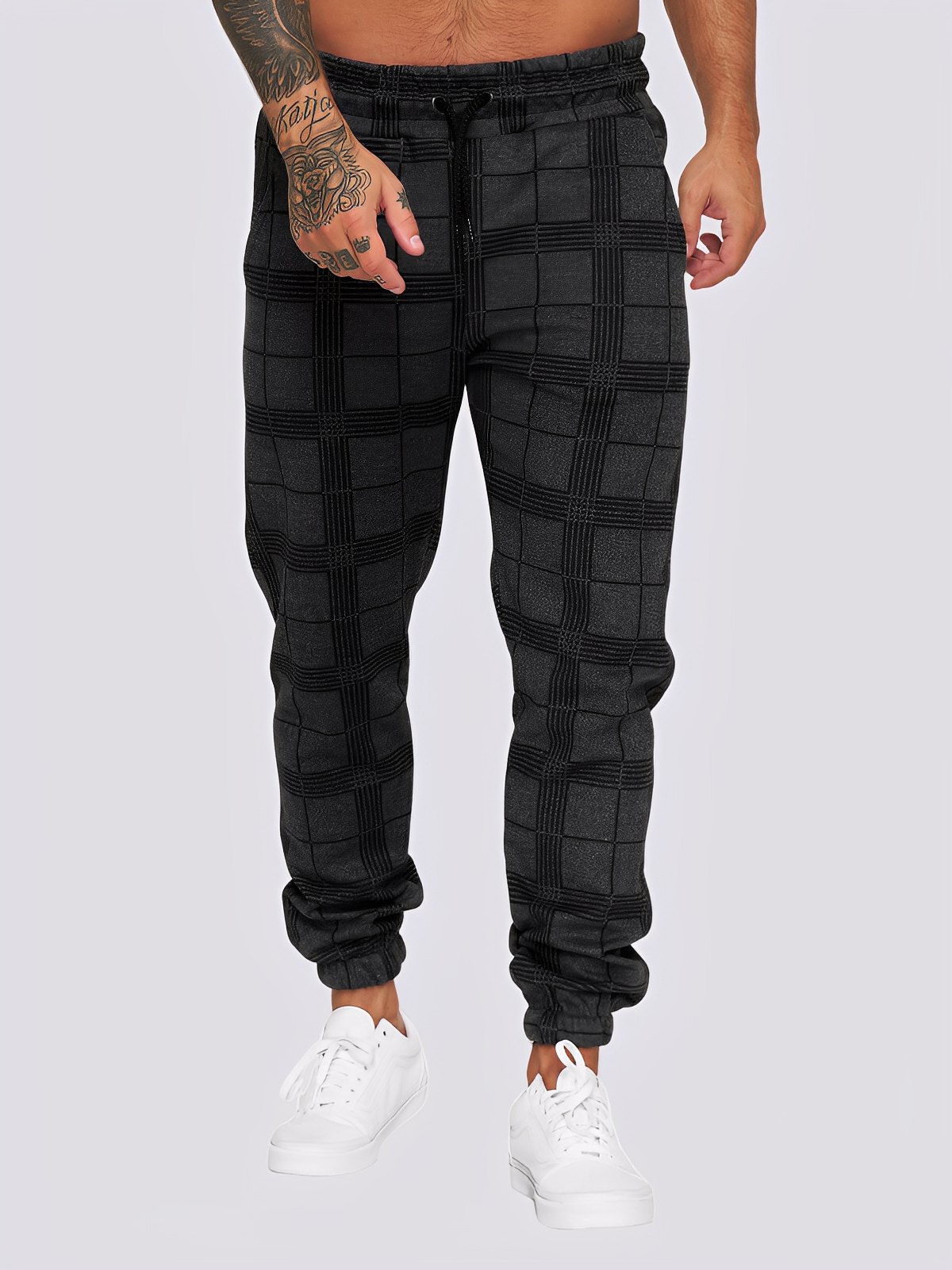 Jaeden - Pantalones elegantes a cuadros para hombre
