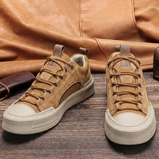 UrbanEdge - Zapatillas de Cuero Vegano Premium