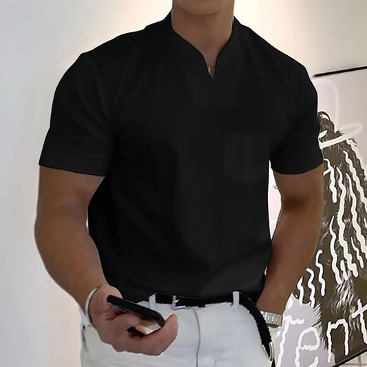 Jason - Camiseta fitness de manga corta para hombre
