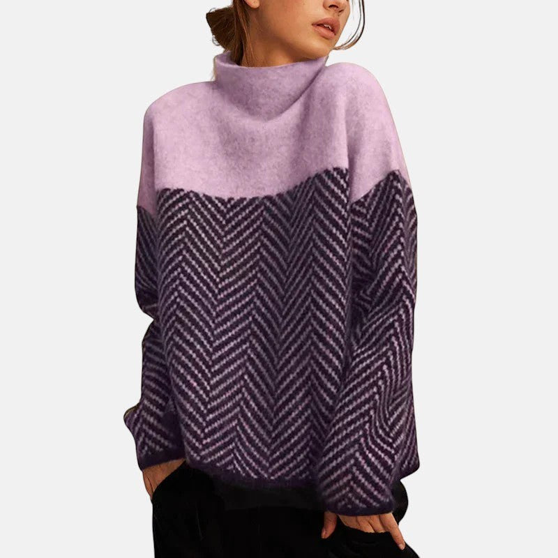Nora - Jersey de cuello alto