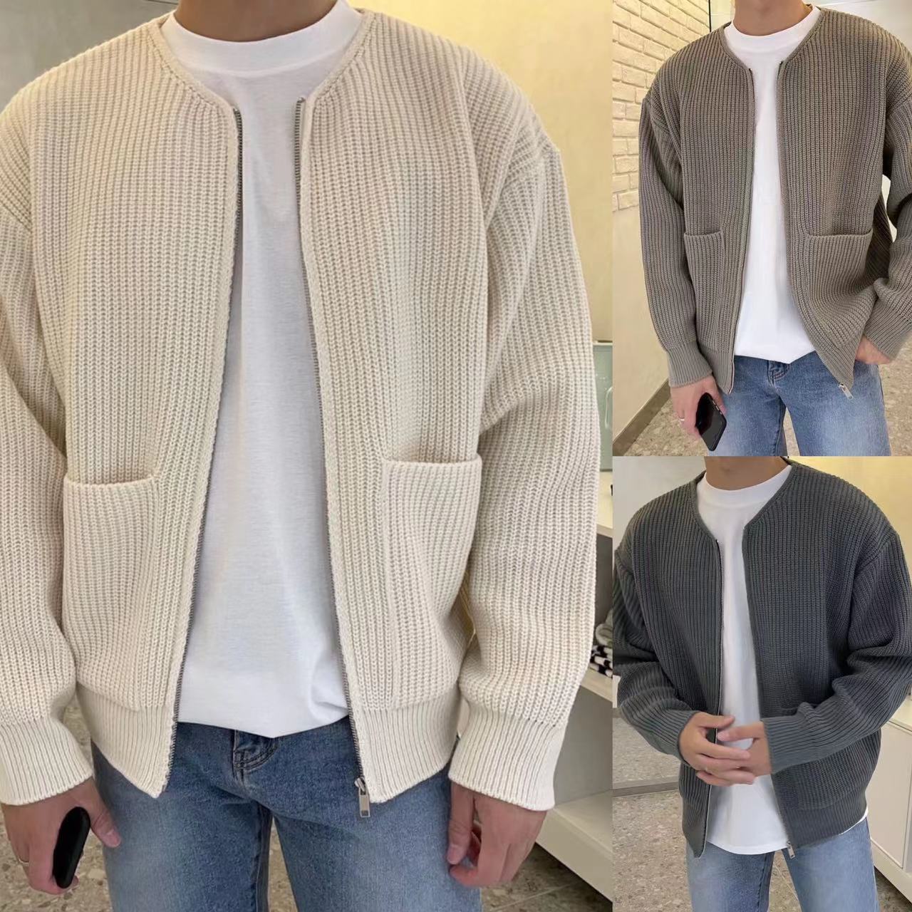 Ronan – Cardigan para hombre con diseño de punto