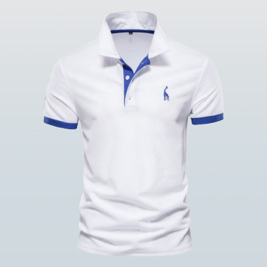 Marl - Polo elegante de manga corta para hombres