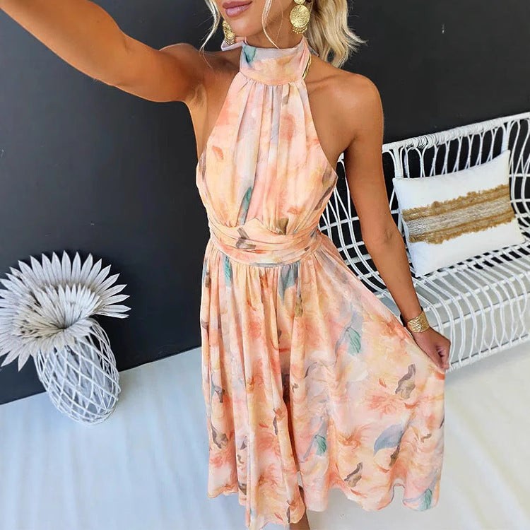 Tous | Vestido Brillo Melocotón