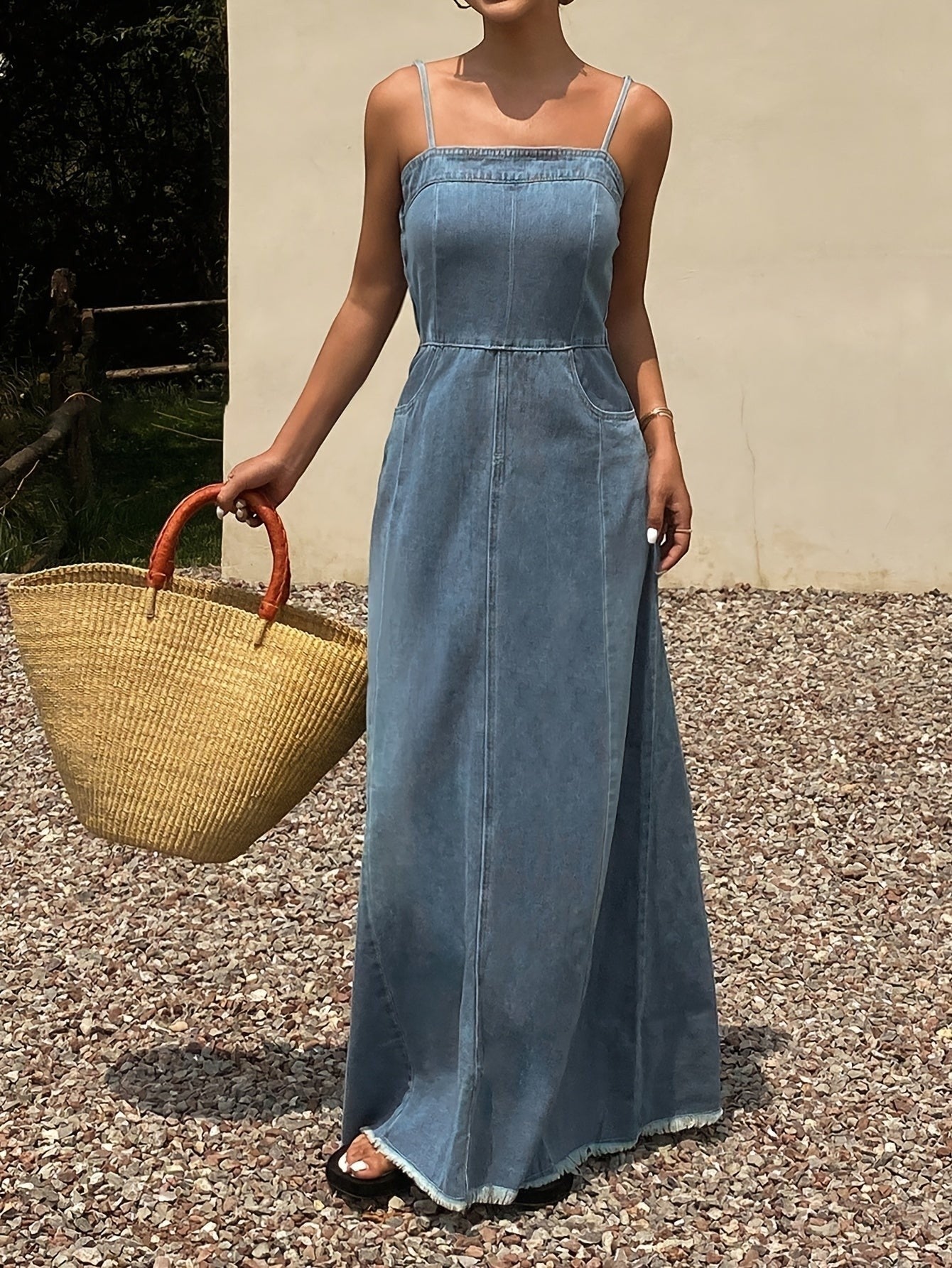 Valentina | Vestido Maxi Vaquero Vintage