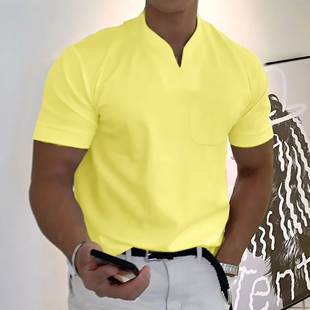 Jason - Camiseta fitness de manga corta para hombre