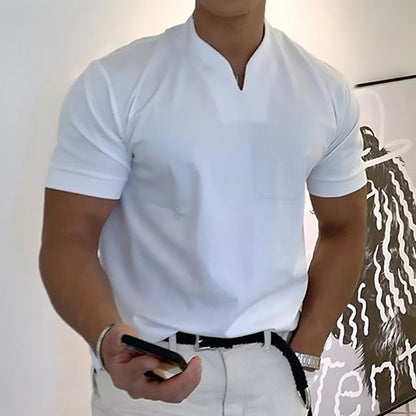 Jason - Camiseta fitness de manga corta para hombre