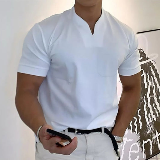 Jason - Camiseta fitness de manga corta para hombre