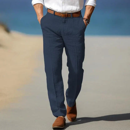 Santi - Pantalones de Lino Ligeros para Días Cálidos