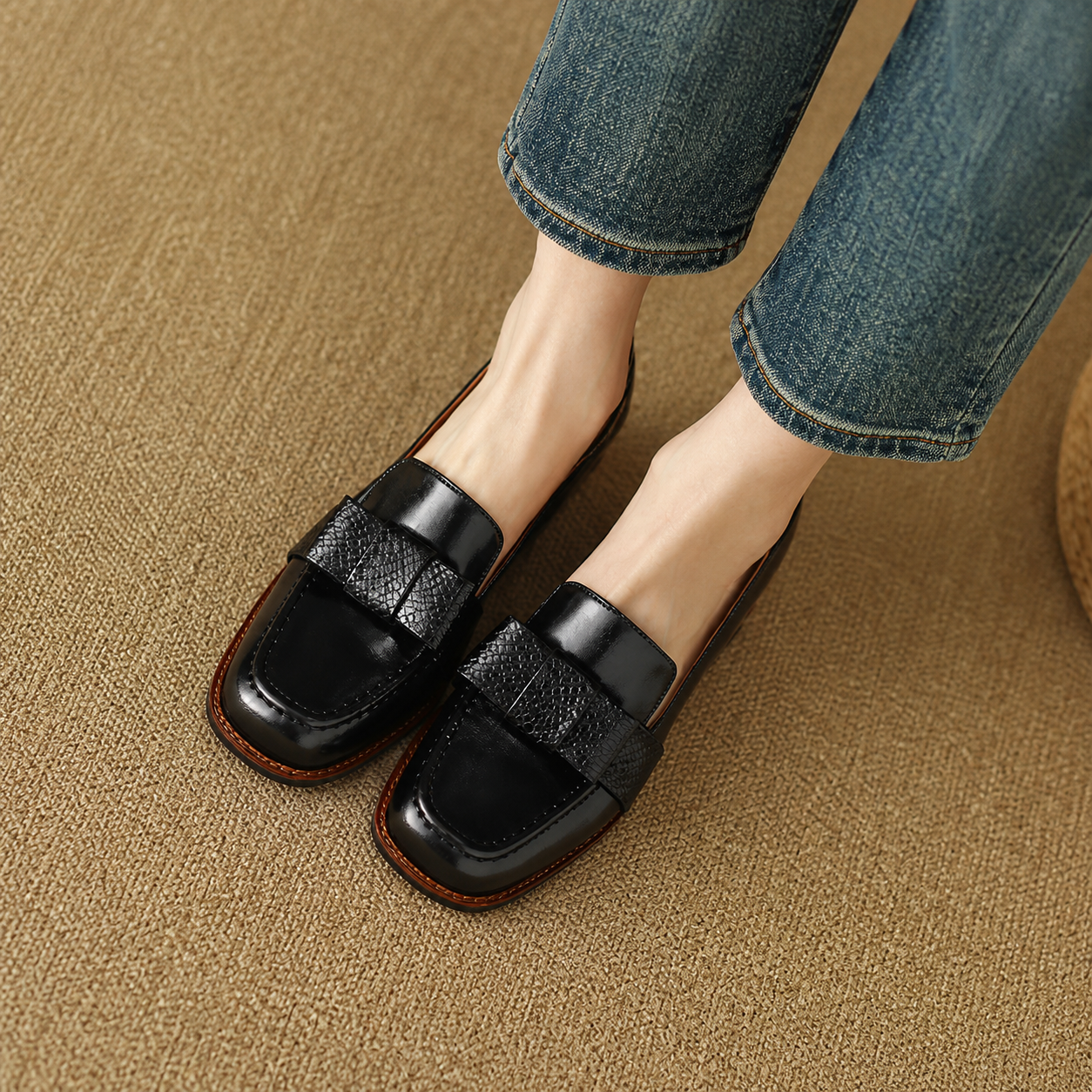 Mocasines Contessa con Nudo