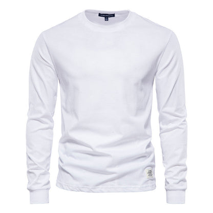 Wynne - Camiseta de manga larga cómoda y casual para hombre