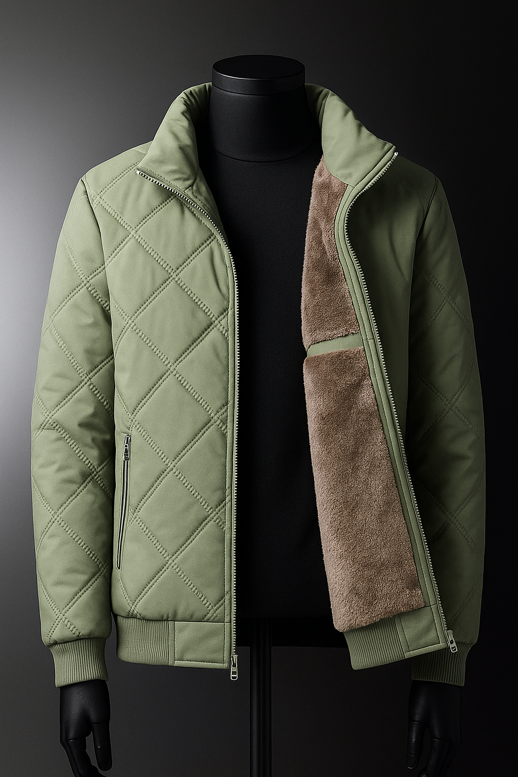 SILVORO | CHAQUETA ACOLCHADA DE INVIERNO PARA HOMBRE