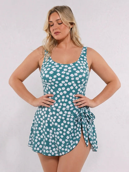 Bañador Vestido Moldeador de Una Pieza