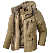 Daren - Chaqueta cálida con capucha para hombres