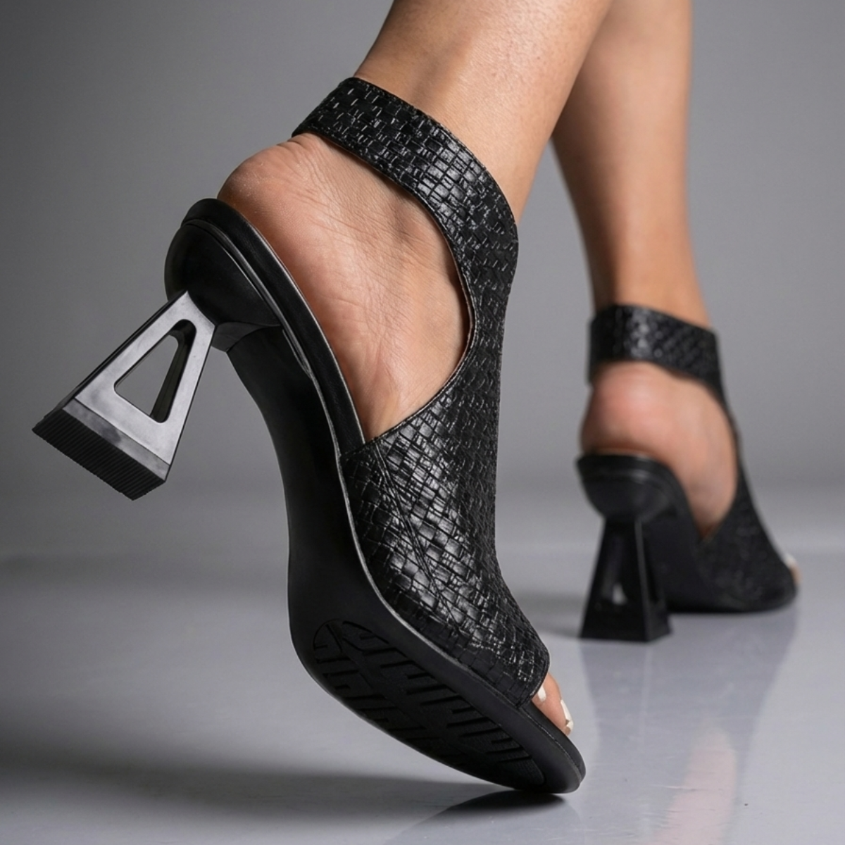 Elena | Sandalias Elegantes con Tacón Estable