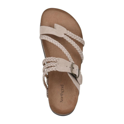 Sandalias Trenzadas En Corcho Natural