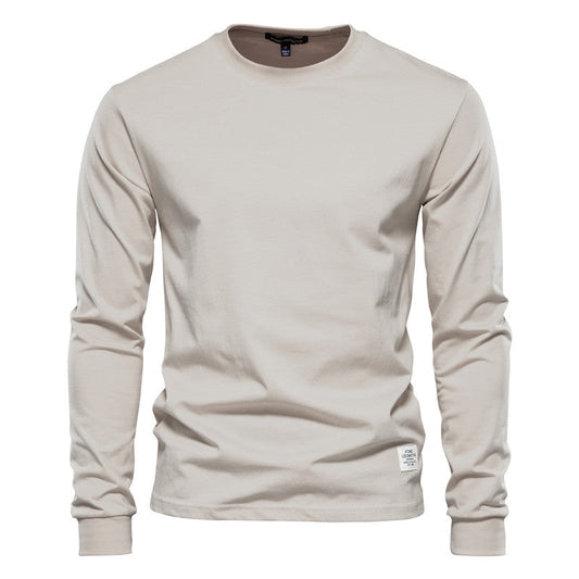 Wynne - Camiseta de manga larga cómoda y casual para hombre