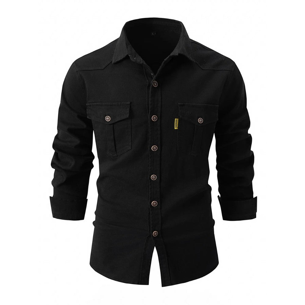 Marlon - Camisa casual y cómoda de tejido elástico para hombre