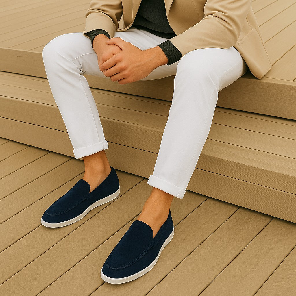 Luke - Mocasines elegantes de gamuza