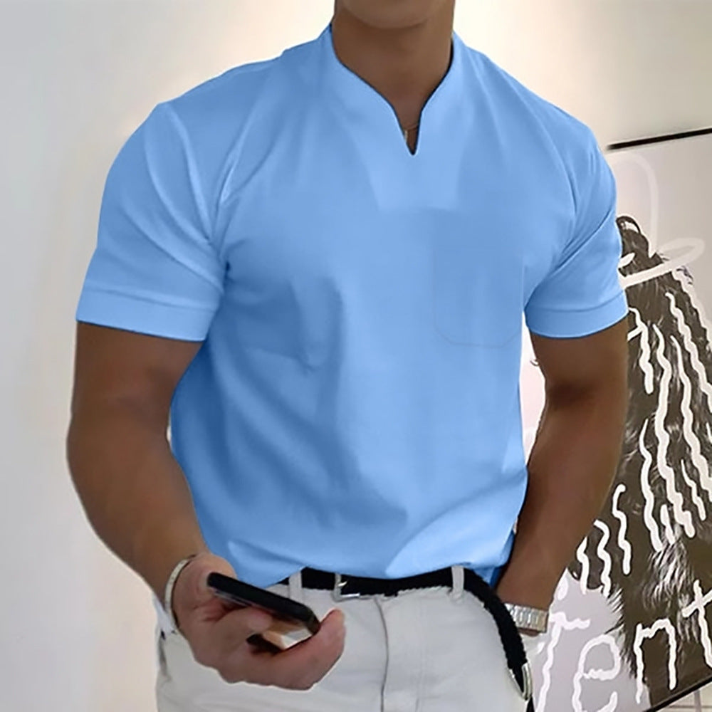 Jason - Camiseta fitness de manga corta para hombre