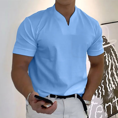 Jason - Camiseta fitness de manga corta para hombre