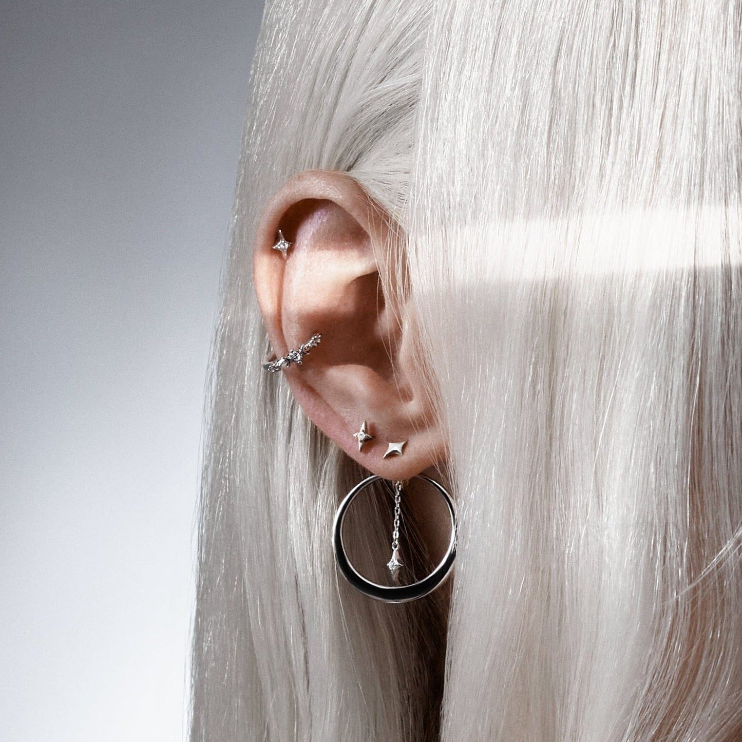 Piercing Belle Étoile Blanco