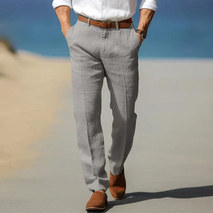 Santi - Pantalones de Lino Ligeros para Días Cálidos