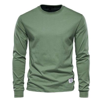 Wynne - Camiseta de manga larga cómoda y casual para hombre