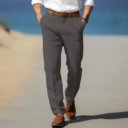 Santi - Pantalones de Lino Ligeros para Días Cálidos