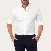 Andrew - Casual, formal, camisa sin arrugas para hombres