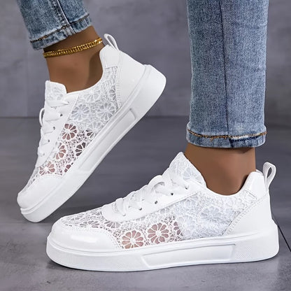 Dentelle | Zapatillas De Encaje Floral