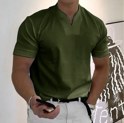 Jason - Camiseta fitness de manga corta para hombre