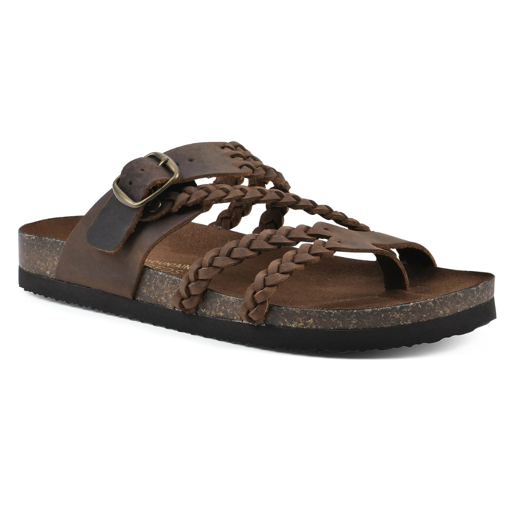 Sandalias Trenzadas En Corcho Natural