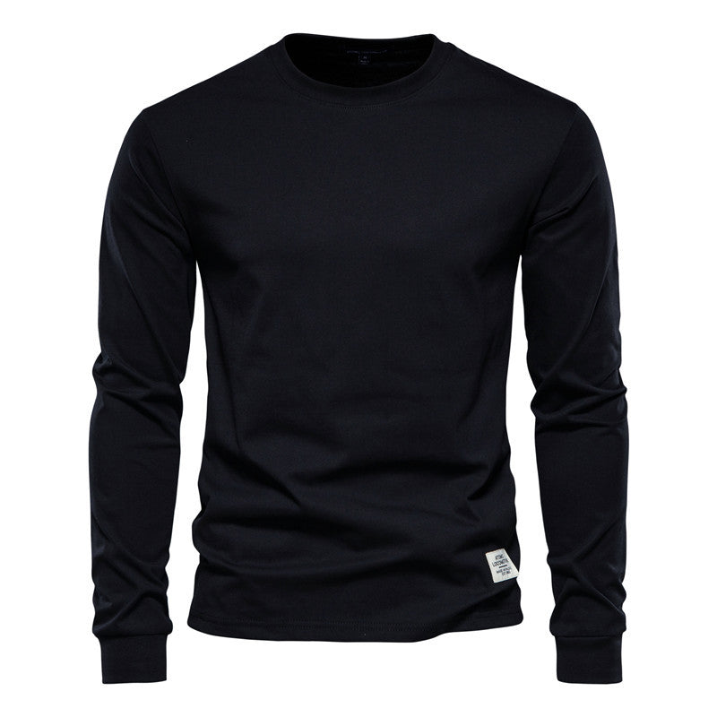Wynne - Camiseta de manga larga cómoda y casual para hombre