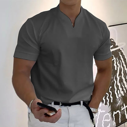 Jason - Camiseta fitness de manga corta para hombre