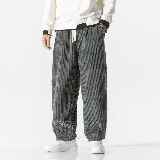 Winfred - Pantalones de pana casual y cómodos para hombres