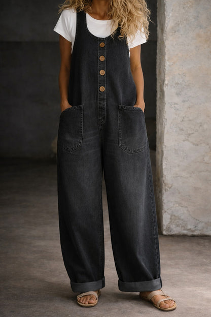 Salome | Mono Denim de Algodón con Lavado Vintage
