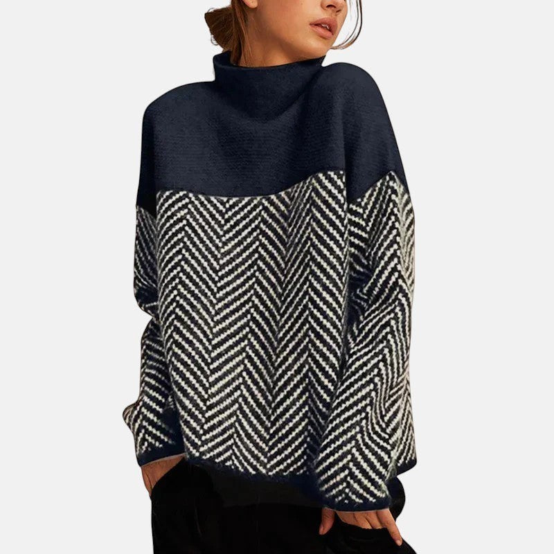 Nora - Jersey de cuello alto