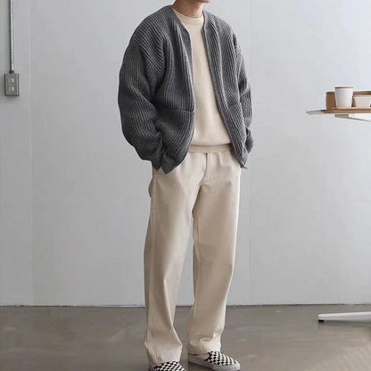 Ronan – Cardigan para hombre con diseño de punto