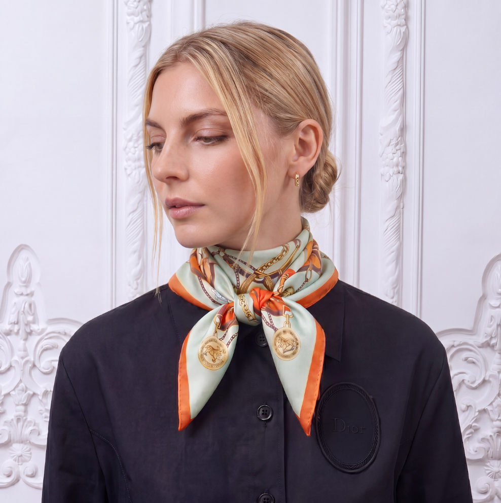 Pañuelo 100% Seda Signature | Victoria Lemaire