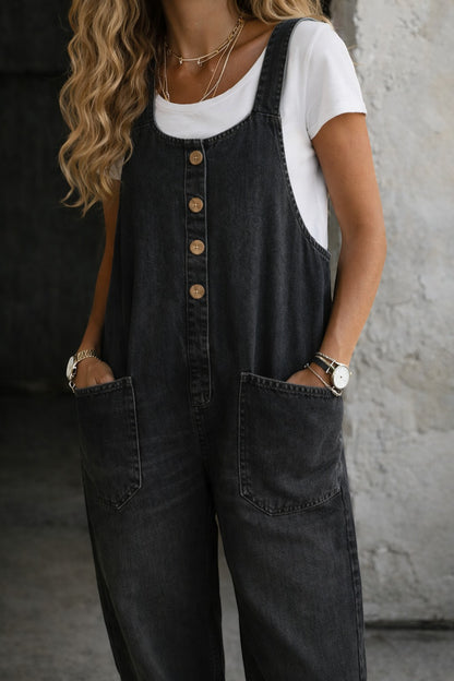 Salome | Mono Denim de Algodón con Lavado Vintage