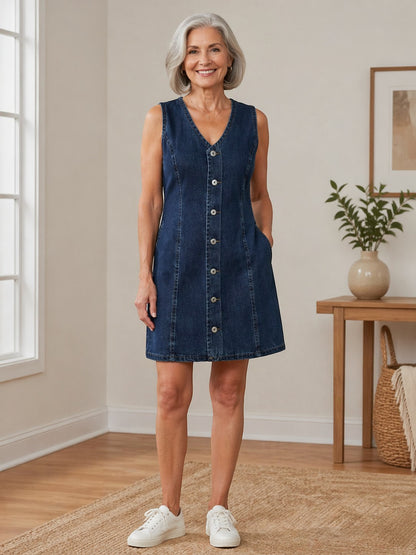 Lila | Vestido Mini Denim