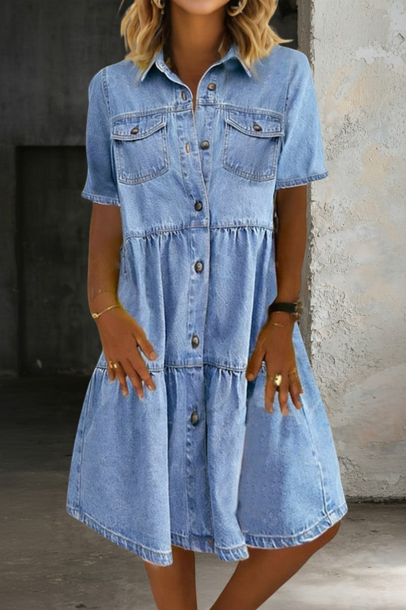 Sofía | Vestido Vaquero Casual Elegante