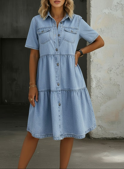 Sofía | Vestido Vaquero Casual Elegante