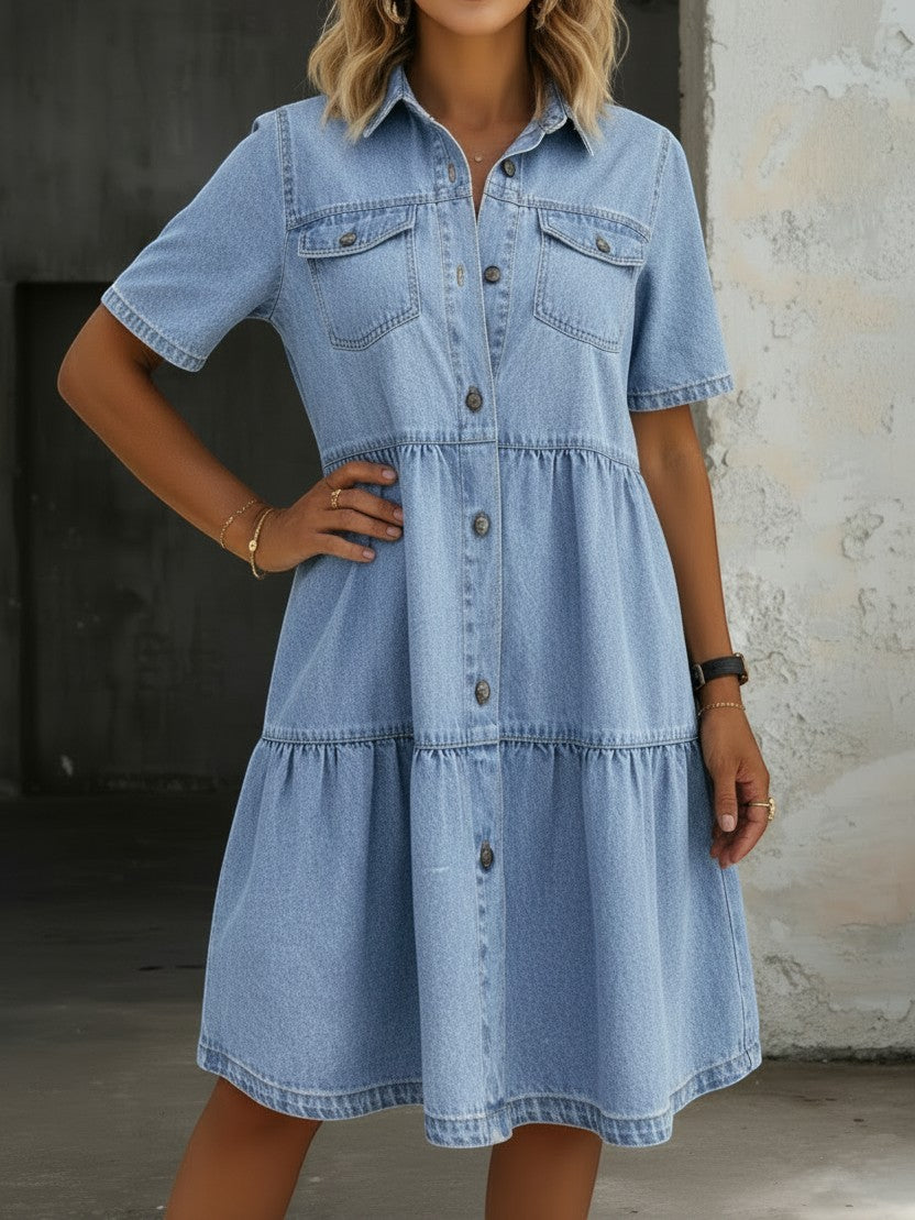 Sofía | Vestido Vaquero Casual Elegante