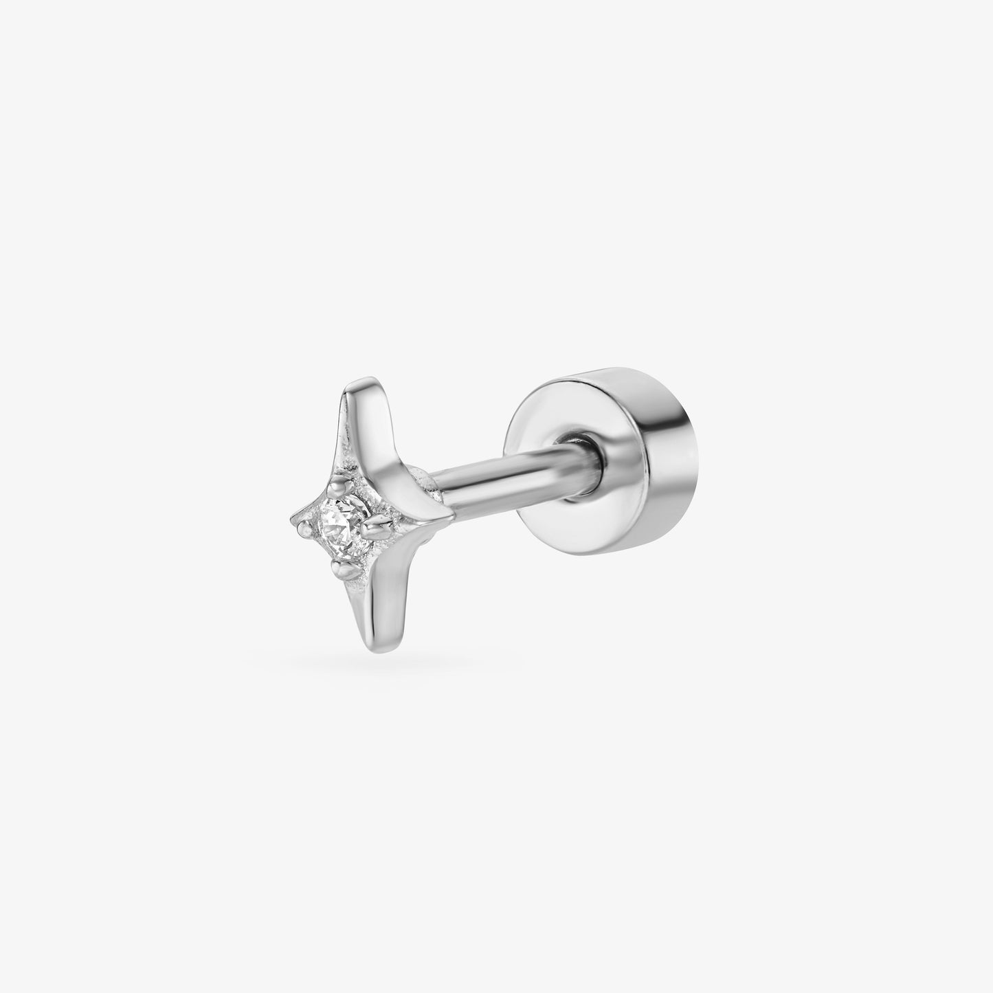 Piercing Belle Étoile Blanco