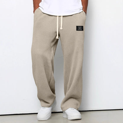 Lorenzo | Pantalones anchos con trama de panal