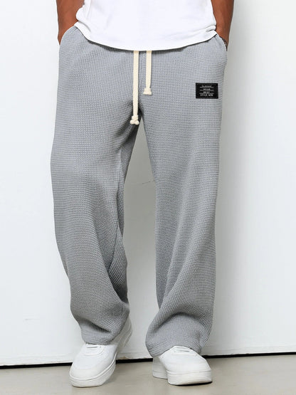 Lorenzo | Pantalones anchos con trama de panal